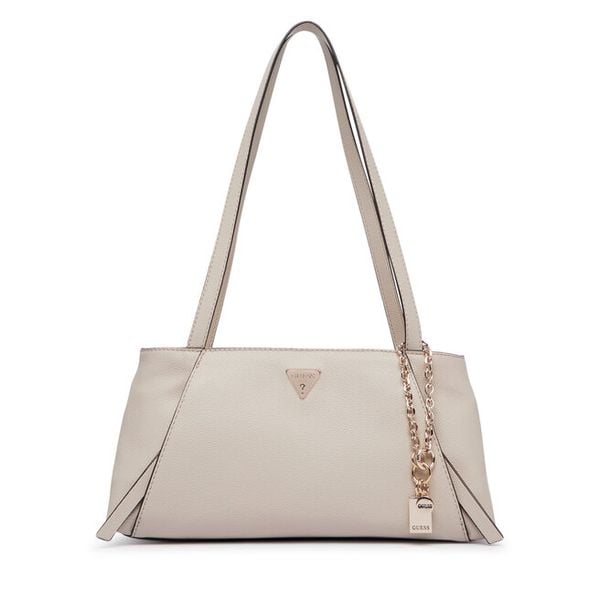 Torebka Guess. Brązowe torebki do ręki damskie Guess, z aplikacjami, klasyczne, bez dodatków. Za 550.99 zł.