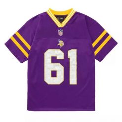 Koszulka Minnesota Vikings Nos NFL. Fioletowe koszulki sportowe męskie New Era, xs, bez wzorów, z materiału, bez kołnierzyka, bez ramiączek, na fitness i siłownię. Za 253.76 zł.