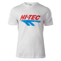 T-shirt Męski Retro Logo. Białe t-shirty męskie Hi-tec, m, bez wzorów, retro, bez kołnierzyka. Za 58.99 zł.