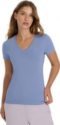 Koszulka damska 4F F2969 niebieska 4FWAW25TTSHF2969 32S M. Niebieskie t-shirty damskie 4f, m, bez wzorów, bez kołnierzyka. Za 90.75 zł.