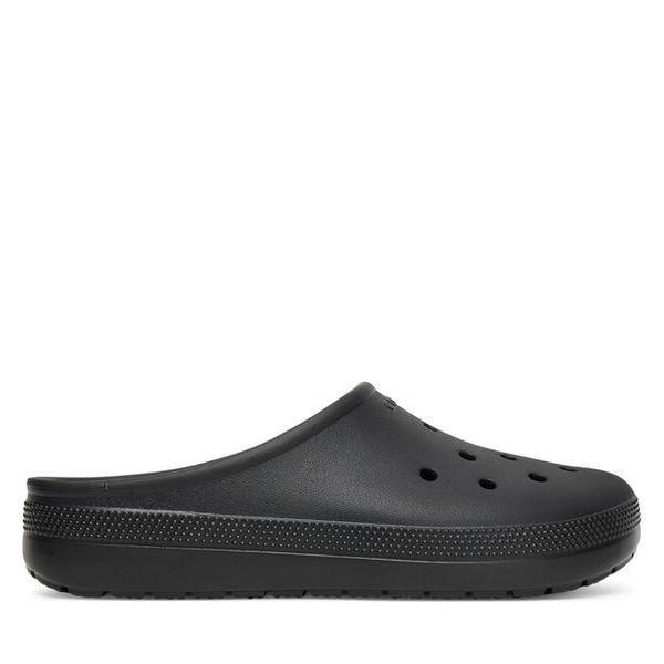 Klapki Crocs. Czarne klapki damskie Crocs, bez wzorów, bez obcasa. Za 149.99 zł.