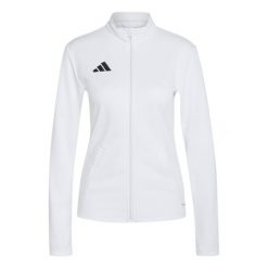 Bluza damska adidas Entrada Track. Białe bluzy damskie Adidas, bez wzorów, bez kaptura. Za 121.99 zł.