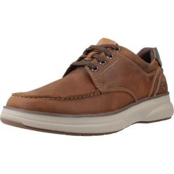 Buty CLARKS MULLAN MOC Brązowy. Brązowe trekkingi męskie Clarks, trekkingowe. Za 565.50 zł.