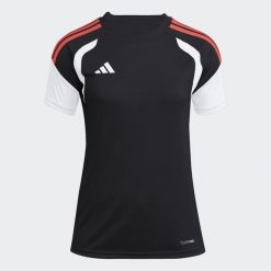 Koszulka piłkarska damska ADIDAS Tiro 26 treningowa. Koszulki sportowe damskie Adidas, xl, bez wzorów, z materiału, sportowe, bez kołnierzyka. Za 119.99 zł.