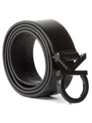 Calvin Klein Pasek Męski 35mm Ck Buckle Belt K50K505792 Czarny. Czarne paski damskie Calvin Klein, bez wzorów, ze skóry. Za 229.99 zł.