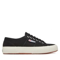 Tenisówki Superga. Czarne trampki i tenisówki damskie Superga, bez wzorów, bez zapięcia. Za 199.99 zł.