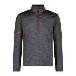 Bluza męska CMP 34G1577. Szare bluzy męskie CMP, l, bez wzorów, bez kaptura. Za 274.00 zł.