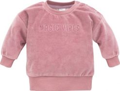 PINOKIO Bluza welurowa różowa dla dziewczynki Magic Vibes Pinokio 62. Czerwone bluzy dla dziewczynek Pinokio, bez wzorów, z weluru, bez ramiączek, bez kaptura. Za 47.40 zł.