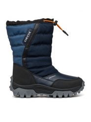 Geox Śniegowce J Himalaya Boy B Abx J26FRA 0FU54 C0693 S Granatowy. Niebieskie buty zimowe chłopięce Geox, bez wzorów, ze skóry, bez zapięcia. Za 379.99 zł.
