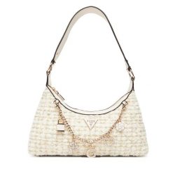 Torebka Guess. Brązowe torebki do ręki damskie Guess, z aplikacjami, klasyczne, bez dodatków. Za 439.99 zł.