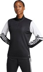 Adidas Bluza damska adidas Squadra 25 Training Top czarna JE2763 XS. Czarne bluzy damskie Adidas, xs, bez wzorów, bez kaptura. Za 198.99 zł.