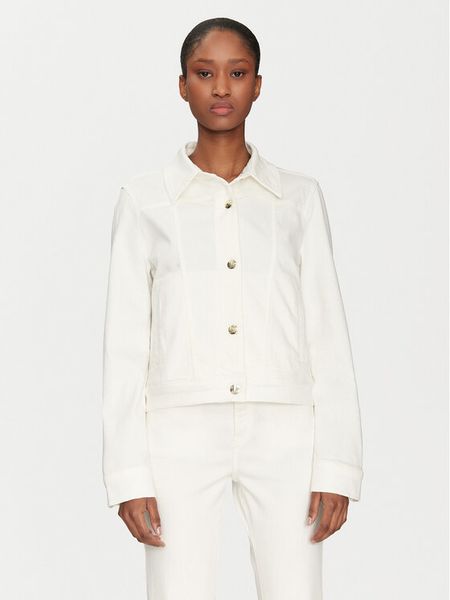 Marella Kurtka przejściowa Eridani 2515041051 Écru Regular Fit. Kurtki damskie Marella, bez wzorów, z bawełny, bez kaptura. Za 359.99 zł.