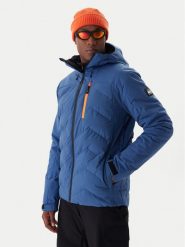 Quiksilver Kurtka narciarska The Edge EQYTJ03504 Niebieski Slim Fit. Niebieskie kurtki snowboardowe męskie Quiksilver, l, bez wzorów, z syntetyku, bez kaptura, narciarskie. Za 1,289.00 zł.