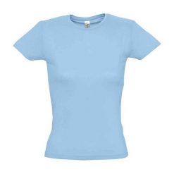 Koszulka Damska/pańska. Niebieskie koszulki sportowe damskie SOL'S, s, bez wzorów, bez kołnierzyka, bez ramiączek, trekkingowe. Za 31.99 zł.
