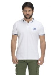 Leone Basic męska koszulka polo z kołnierzykiem. Białe koszulki polo męskie LEONE 1947 APPAREL, m, z aplikacjami, z syntetyku, bez kołnierzyka, bez ramiączek, na fitness i siłownię. Za 105.21 zł.
