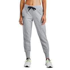 Spodnie Do Biegania Rival Fleece Dla Kobiet. Szare spodnie sportowe damskie Under Armour, bez wzorów, do biegania. Za 343.99 zł.