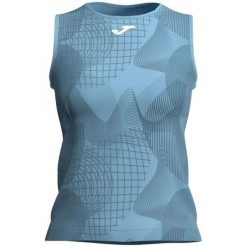 Koszulka tenisowa damska Joma Challenge Koszulka W. Niebieskie t-shirty damskie Joma, l, bez wzorów, bez kołnierzyka. Za 129.99 zł.