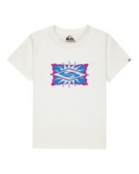 Koszulka z krótkim rękawem dla Chłopcy EV STARFISH STAMP Biały. Białe t-shirty dla chłopców Quiksilver, z aplikacjami, z bawełny, bez ramiączek. Za 32.50 zł.