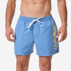 Spodenki surfingowe męskie Quiksilver Til krótkie 15". Niebieskie kąpielówki męskie Quiksilver, m, bez wzorów, z poliesteru, krótkie. Za 179.99 zł.