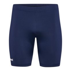 Szorty Hummel Bl Essential. Niebieskie krótkie spodenki sportowe męskie Hummel, bez wzorów, do piłki nożnej. Za 161.00 zł.