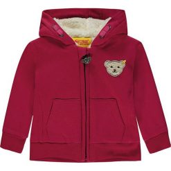 Bluza w kolorze czerwonym. Czerwone bluzy dla dziewczynek marki Steiff, z aplikacjami. W wyprzedaży za 129.95 zł.