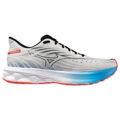 Buty do biegania męskie Mizuno Wave Skyrise 6. Białe buty sportowe męskie Mizuno, z materiału, bez zapięcia, do biegania, mizuno wave. Za 638.30 zł.