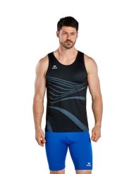 Tank top Erima Racing. Czarne t-shirty męskie Erima, xl, bez wzorów, z materiału, bez kołnierzyka. Za 137.46 zł.