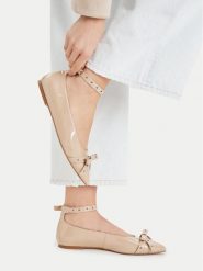 MEXX Baleriny EO-WS1288-03 Beżowy. Brązowe baleriny damskie Mexx, bez wzorów, bez obcasa. Za 299.99 zł.