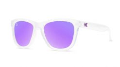 Dziecięce okulary przeciwsłoneczne - kategoria 3 z polaryzacją - Grape Jellyfish. Białe okulary przeciwsłoneczne dla dzieci KNOCKAROUND. Za 130.90 zł.