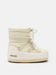 Śniegowce damskie Moon Boot EVX LIGHT NYLON. Białe śniegowce i trapery damskie Moon Boot, z nylonu. Za 628.99 zł.