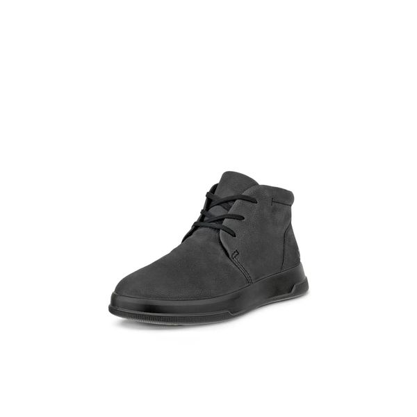Botki damskie z sznurówkami Ecco Move. Czarne botki damskie ecco, z materiału, klasyczne, bez obcasa, bez zapięcia. Za 462.00 zł.