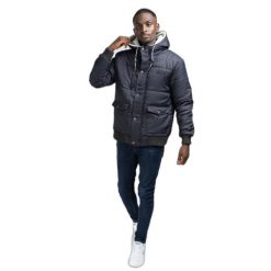 Kurtka zimowa Lonsdale Fox Hill. Niebieskie kurtki męskie Lonsdale, na zimę, s, bez wzorów, z polaru, eleganckie, bez kaptura. Za 510.10 zł.