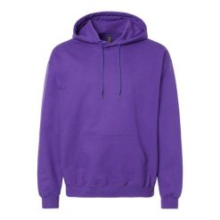Bluza Z Kapturem Dla Dorosłych Unisex Softstyle Fleece Midweight. Fioletowe bluzy męskie Gildan, m, bez wzorów, z kapturem. Za 78.99 zł.