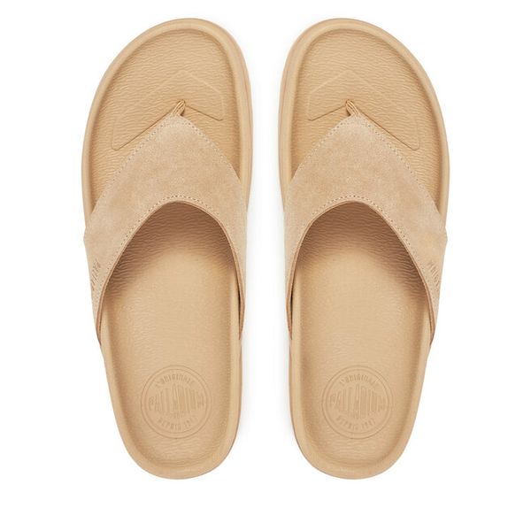 Japonki Palladium. Brązowe klapki damskie Palladium, w ażurowe wzory, bez obcasa. Za 329.99 zł.