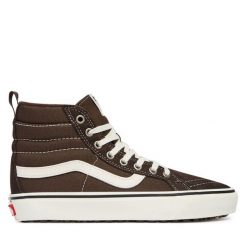 Tenisówki Vans. Brązowe trampki męskie Vans, bez wzorów, bez zapięcia. Za 519.99 zł.