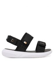 BOSS Sandały J52823 S Czarny. Czarne sandały chłopięce Boss, ze skóry, bez zapięcia. Za 330.99 zł.