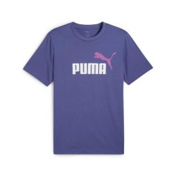 Puma Koszulka Ess 2 Color No.1 Logo 68470846. Niebieskie koszulki sportowe męskie Puma, xl, bez wzorów, z bawełny, bez kołnierzyka, bez ramiączek. Za 60.99 zł.