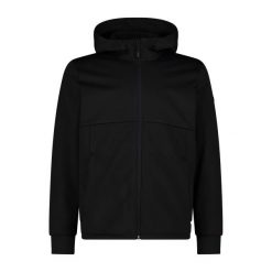 Kurtka softshell z kapturem CMP. Czarne kurtki męskie CMP, xl, bez wzorów, z poliesteru, z kapturem. Za 432.50 zł.