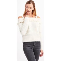 SWETER PATRIZIA PEPE. Swetry damskie Patrizia Pepe, xs, z aplikacjami, z dzianiny, bez kołnierzyka, bez ramiączek, bez kaptura. W wyprzedaży za 517.30 zł.