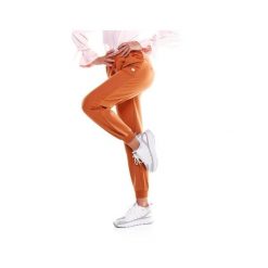 Damskie spodnie dresowe z mankietem ActiveZone. Zielone obuwie sportowe damskie LEONE 1947 APPAREL, l, bez wzorów, z dresówki. Za 151.56 zł.