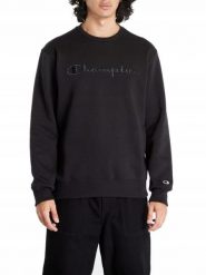 Bluza na co dzień męska CHAMPION bez kaptura. Czarne bluzy męskie Champion, m, bez wzorów, z bawełny, bez kaptura. Za 229.00 zł.