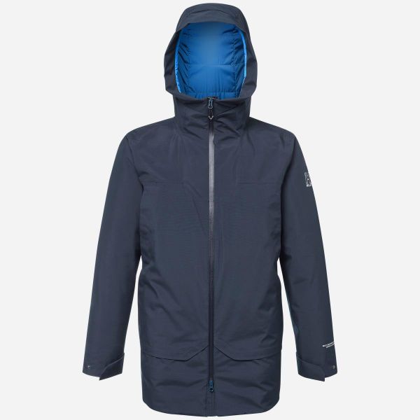 Parka Outdoor lifestyle męska CHAMONIX WARM. Niebieskie kurtki męskie Millet, l, bez wzorów, z materiału, klasyczne, bez kaptura. Za 1,728.85 zł.
