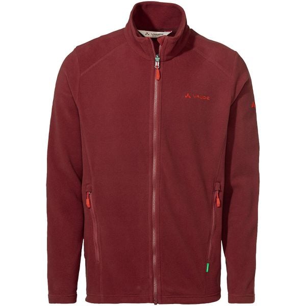 Kurtka polarowa męska Vaude Rosemoor Fleece Jacket II. Czerwone kurtki męskie Vaude, m, bez wzorów, z polaru, sportowe, bez kaptura. Za 251.99 zł.