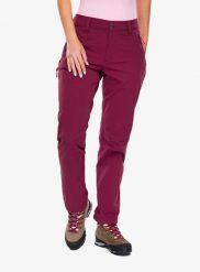 Spodnie turystyczne damskie Rab Incline Pants. Czerwone spodnie sportowe damskie RAB, bez wzorów, z elastanu, trekkingowe. Za 319.99 zł.