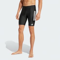 Szorty 3-Stripes Swim 8-Inch. Białe szorty męskie Adidas, l, bez wzorów, z materiału. Za 179.00 zł.