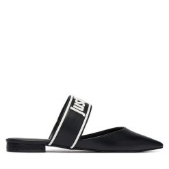 Baleriny Just Cavalli. Czarne baleriny damskie Just Cavalli, bez wzorów, bez obcasa. Za 854.99 zł.