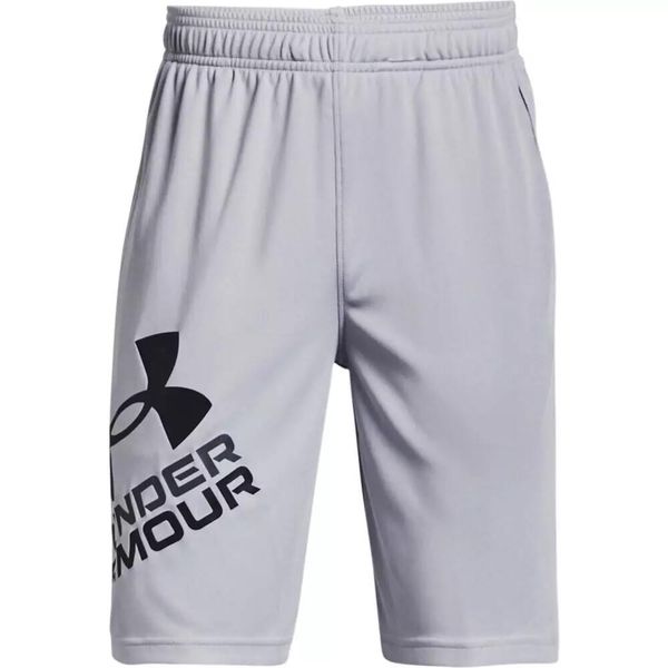 Spodenki krótkie chłopięce Under Armour Prototype 2.0 Logo Shorts. Szare szorty dla chłopców Under Armour, na lato, bez wzorów. Za 69.99 zł.
