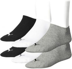 Skarpety męskie Puma 3-PAK. Czerwone skarpety męskie Puma, bez wzorów, z materiału. Za 43.99 zł.