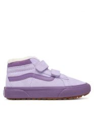 Vans Sneakersy Sk8- Mid Reissue V Insulat VN000V90FRT1 Fioletowy jasny. Fioletowe buty sportowe dziewczęce Vans, bez wzorów, ze skóry, bez zapięcia. Za 319.99 zł.