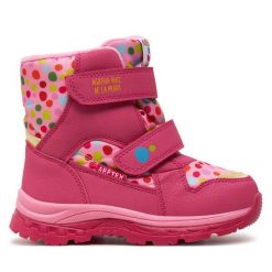 Śniegowce Agatha Ruiz de la Prada. Czerwone śniegowce dziewczęce Agatha Ruiz de la Prada, bez zapięcia. Za 279.99 zł.